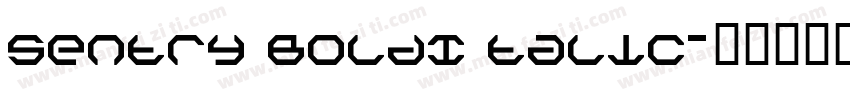 Sentry BoldI talic字体转换